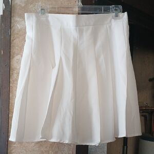 Blu Pepper Classic White A-Line Skirt
